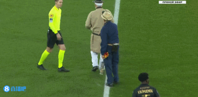 积雪已覆盖球场，加拿大联赛球员在雪战中完成潇洒倒钩得分